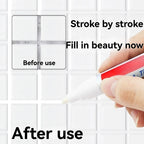 1-6Pcs Grout Pen Waterproof Tile Marker Wall Seam Repair Tool for Bathroom Floor Black White Beige