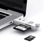 NNBILI 1-2pcs Card Reader USB3.0/2.0 To SD TF Memory Adapter High Speed TF Memory 2 IN 1 Card Reader For PC Laptop Accessories