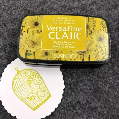 Quick Dry Detail Ink Pad DIY Making Greeting Cards Smearing Stamps Tsukineko VersaFine CLAIR