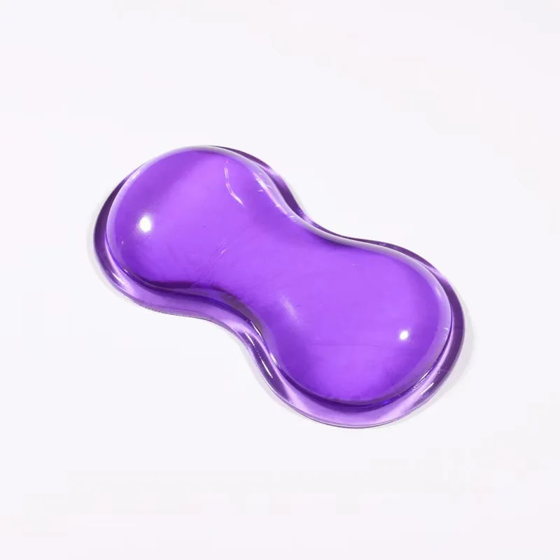 Ergonomic Mouse Pad with Wrist Rest Keyboard Rest Silicone Transparent Desktop Office Game Console Mouse Soft Wrist Rest