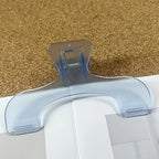 1Pcs Simple Fixed Book Clips Frosted Transparent Page Holder For Reading Tool Memo Clip Desk Accessories Practical Note Holder