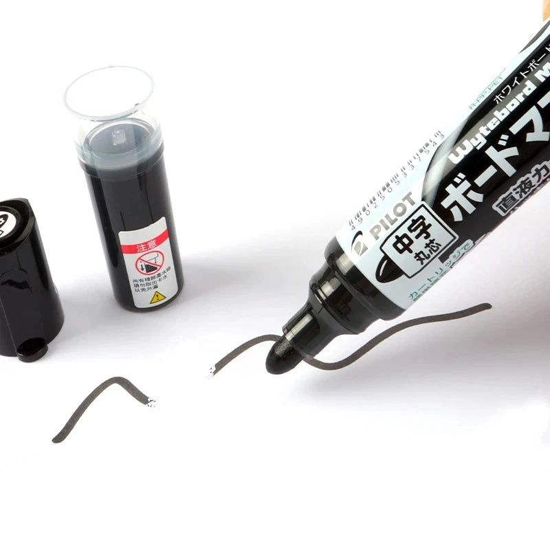 Pilot Refillable Ink for All V Board Whiteboard Master, 1/2pcs WBMA Direct Liquid Eco-Ink Conferences Training Lectures Supplies