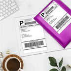4"x6" inch Thermal Label Paper 100/200/500 Sheets Adhesive Stickers For Shipping Labels Printer For DHL UPS Express Barcode