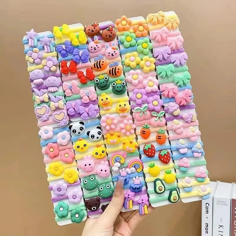 Hair band rubber band children tie hair rope baby girl does not hurt hair rope little girl rubber band