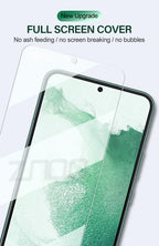 2PCS Tempered Glass For Samsung Galaxy S21 S22 S23 Plus S24 FE S25 S26 Ultra S25edge Screen Protector Fingerprint Unlocking