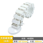 Wire Spine Cable Sleeve Under Desk Cable Tray Wire Management Workstation Snake Wire Organizer Management Cleaning Pipe Conduit
