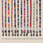 3pcs Glasses Sunglasses Cotton Neck Strap Fixing Strap Glasses Hanging Neck Strap High End Ethnic Rope Glasses Chain