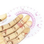 5PCS Multifunctional French Curve Ruler Soft Plastic Patchwork Ruler Measure Dressmaking Drawing Template Craft Sewing Tools