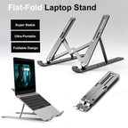 DITONG Fold Laptop Stand For Macbook Adjustable Computer Pc Tablet Stand Notebook Tablelaptop Holder Heat Dissipation