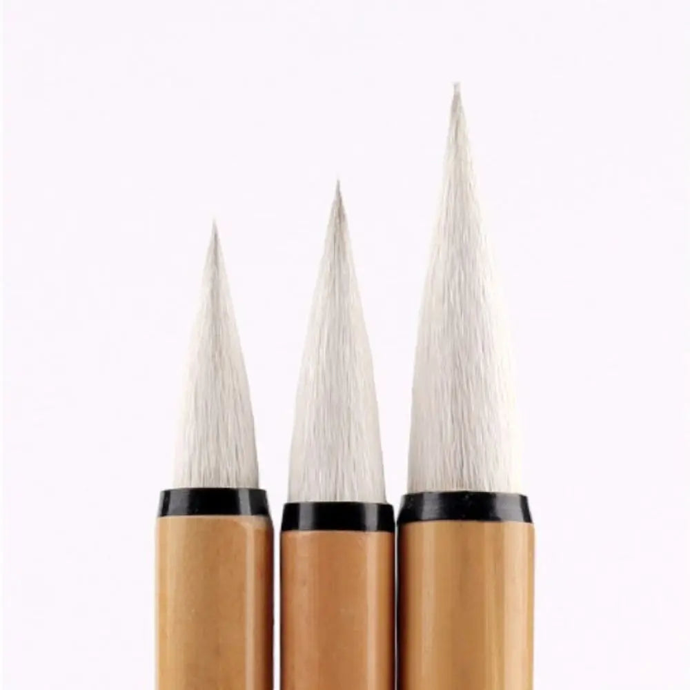 Traditional Chinese Calligraphy Brush Oil Painting Oil Watercolor Scriptures Writing Brush High-end Wolf hair Art Paint Brush