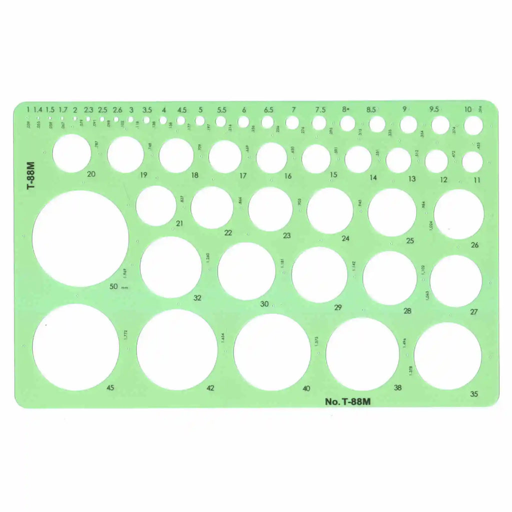 Jewelry Design Template Diamond Gemstone Drafting Ruler Kit Formwork Rulers Professional Designer Tools Supplies T-777-1 T-777-2