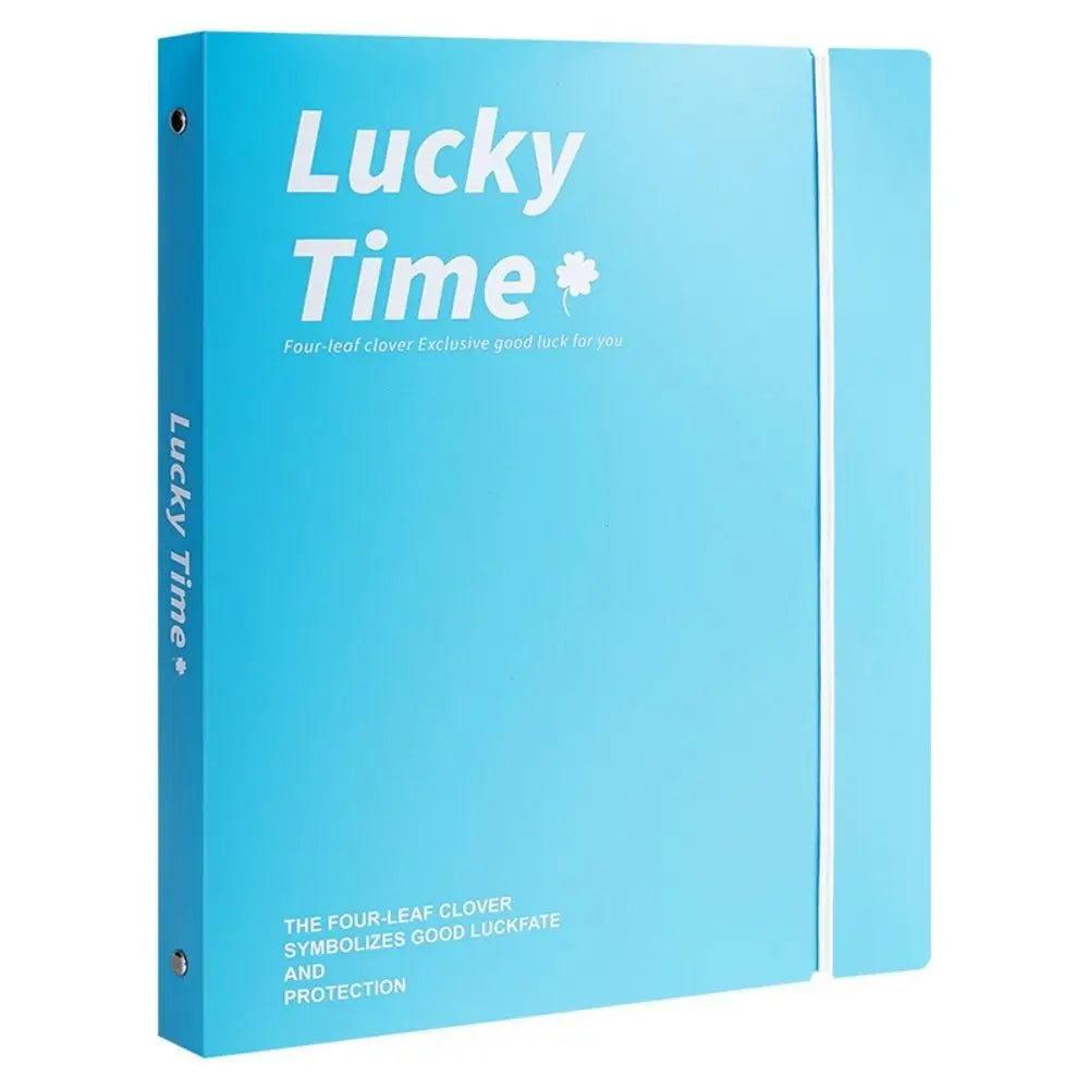 New PP A4 File Folder 3 Hole Dustproof Binder Folders Large Capacity Waterproof Loose-leaf Folder School Supplies