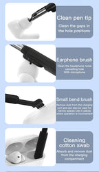 Cleaning Set: Computer Keyboard Cleaning Brush, Headphones, iPad, Mobile Phone Cleaning Pen, Keyboard, Camera Cleaning Brush