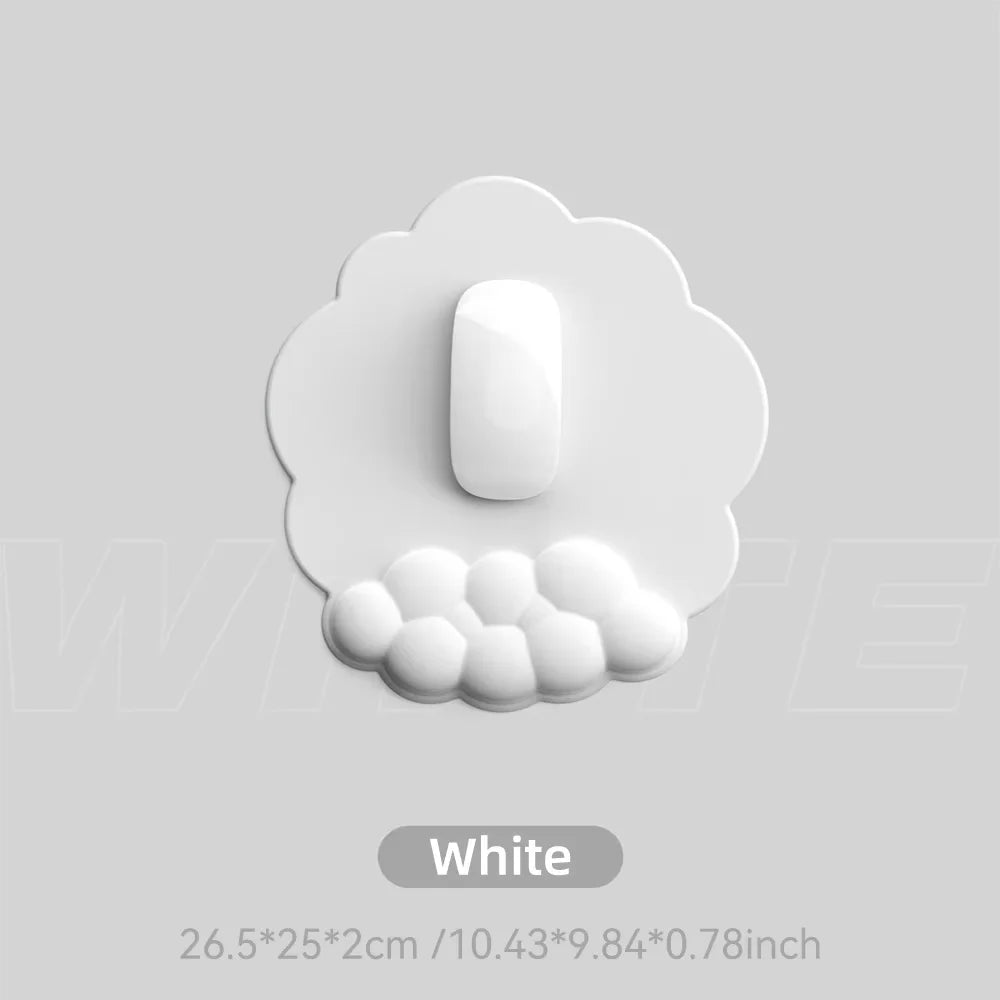 Keyboard Cloud Wrist Rest Pad Anti-Slip Desk Mat Memory Foam Palm Rest Ergonomic Mouse Pad Typing Wrist Rest for Office