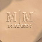 Customize Embossing Stamp Wedding Monogram Embosser Stamp,Personalized 2 initials Embosser Stamp,Wedding gift,hand held embosser
