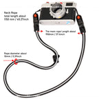 Quick Release Beads Round Rope Camera Shoulder Strap Lanyard for Canon Nikon Panasonic Sony Fujifilm Neck Strap Wrist Strap