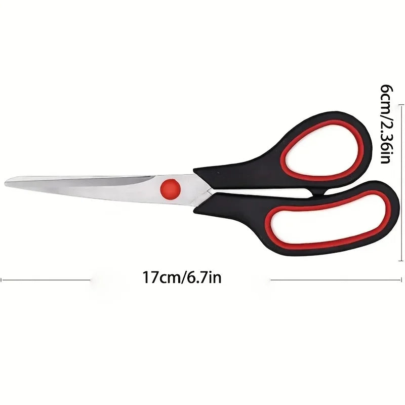 Stainless Steel Scissors Student Stationery Scissor Household Multi Functional Office Tailor Scissors Hand Cutting New