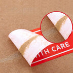 500/1000pcs Fragile Warning Stickers Handle With Care Labels 25.4x76.2mm/50.8x76.2mm For Shipping Packaging