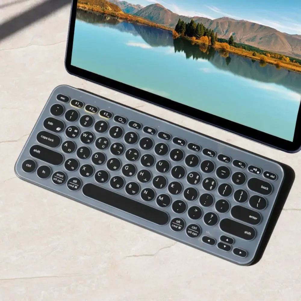 Transparent Korean Keyboard Cover Durable Wear-resistant Protective Skin Dustproof TPU for Logitech k380