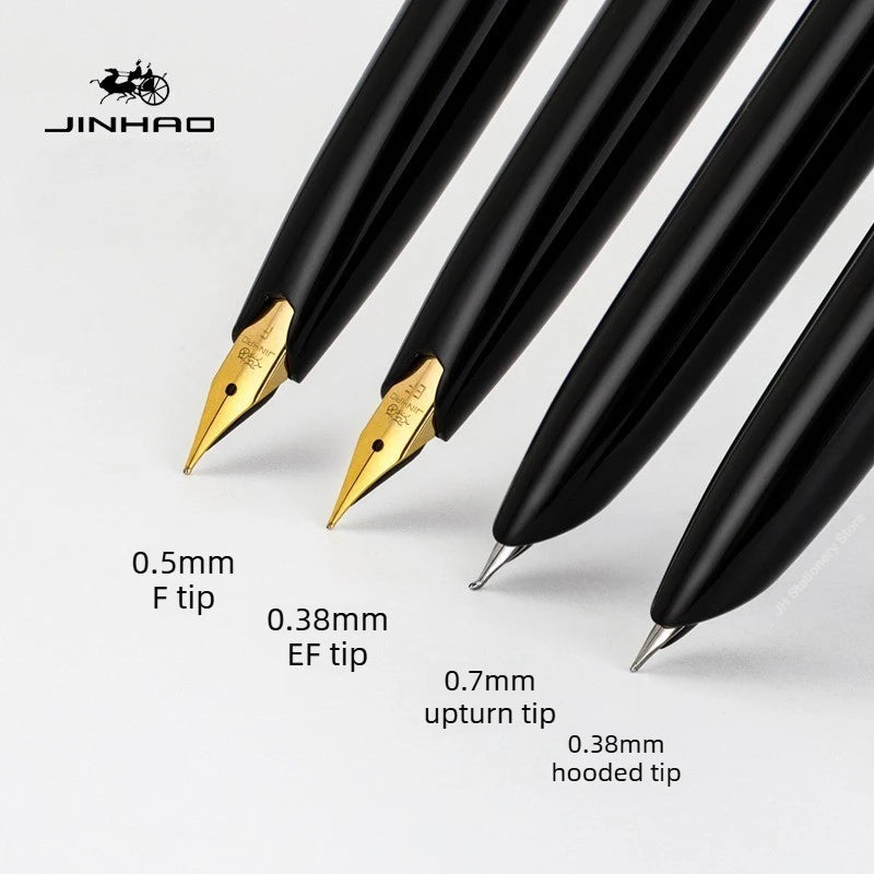 JINHAO 59 Fountain Pen EF F Hooded Nib Luxury Elegant Fountain Pens calligraphy Pens PK 80 School Office Supplies Stationery