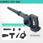 Cordless 2 in 1 Air Blower & Vacuum Cleaner, Leaf Dust Collector for Car, Computer, Garden, Compatible with Makita 18V/21V