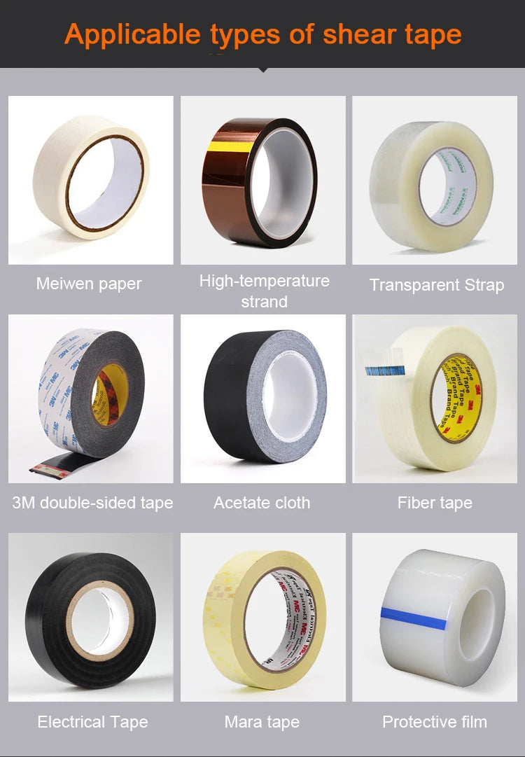 Automatic tape Dispenser Ribbon Cutting Machine ZCUT-9 ZCUT-9GR 110V/220V 6-60mm Intelligent Adhesive Tape Double Sided Cutter