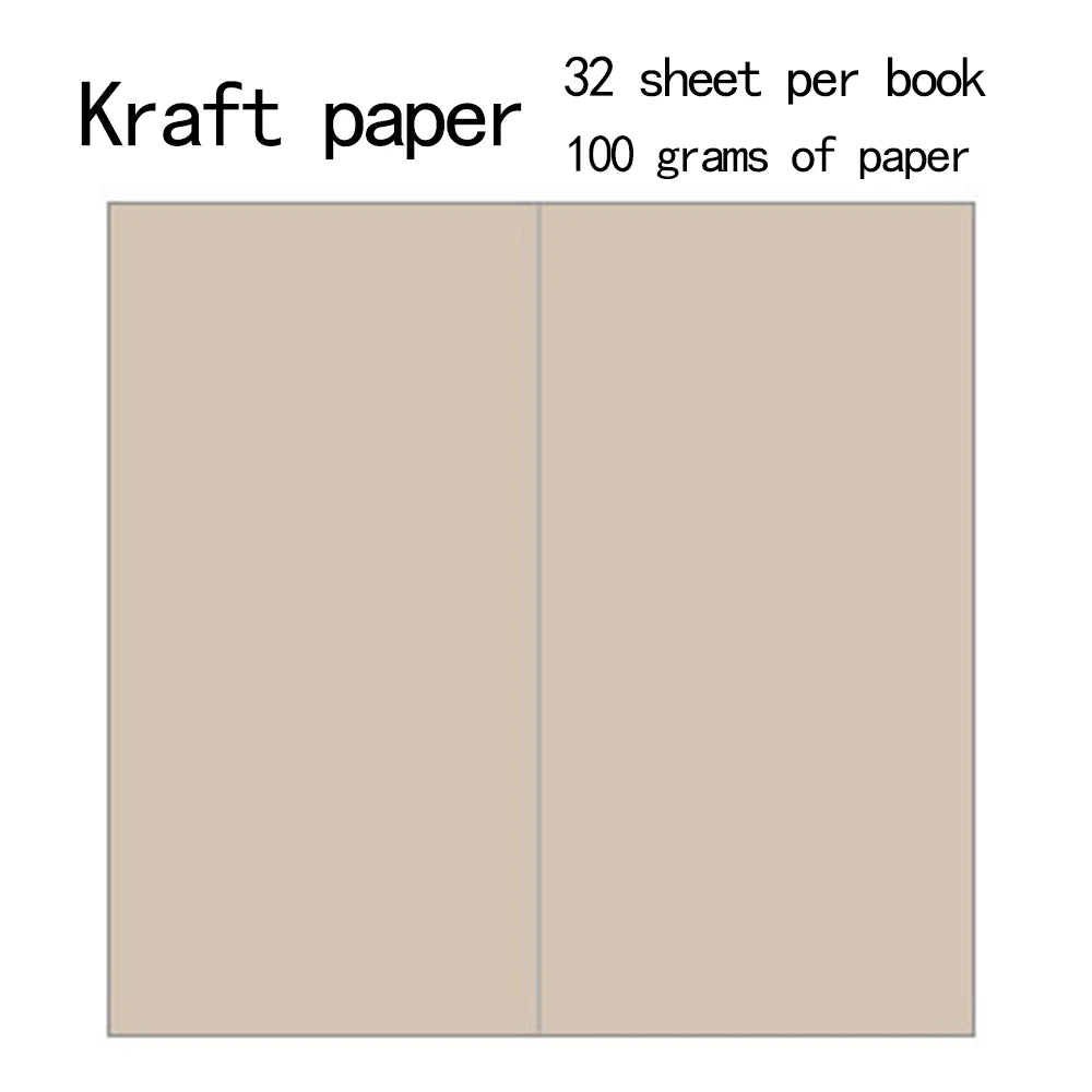 3-Piece A5/Standard Size Refill Inserts For Traveler'S Notebook - Portable Passport Style, 32 Sheets (64 Pages) Each