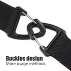 Heavy Cable Cord Storage with Triangle Buckle Wire Manager Power Cord Management Nylon Belt Keychain Straps for Cable Hoses