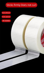 Single-sided Fiberglass Filament Tape Lithium Battery Insulation Wrap Fiberglass Tape Home Appliance Carton Fixed Packing Tape