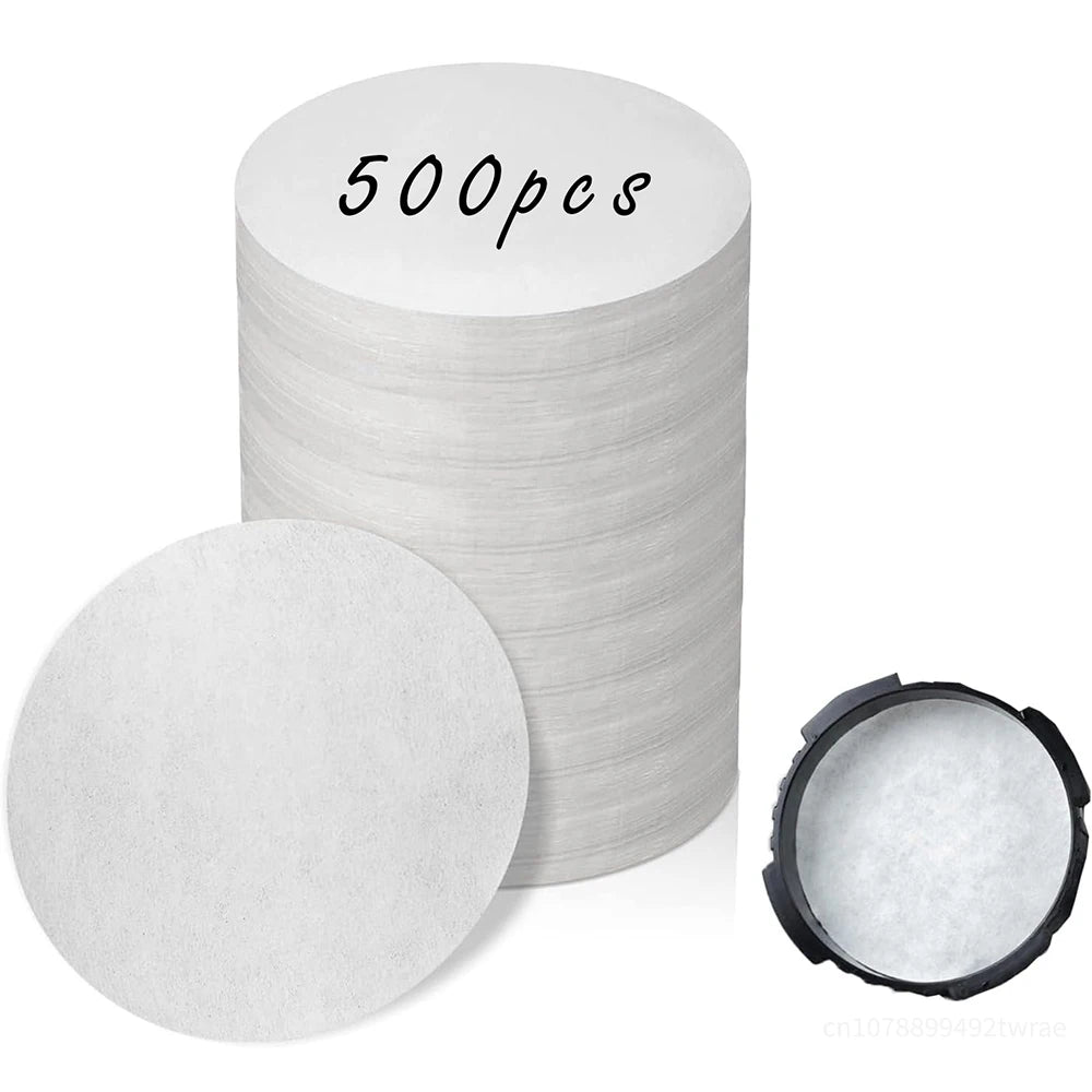Replacement Paper Filters Round Disposable Coffee Filters Paper Compatible with Aeropress Coffee Makers for Brewing Tea Coffee