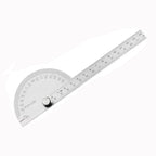 180 Degree Adjustable Protractor 14.5cm Stainless Steel Angle Gauge Round Finder Head Caliper Measuring Ruler Tool
