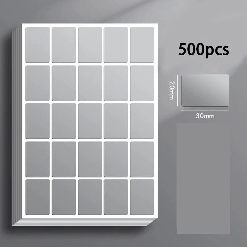160Pcs-300Pcs-600Pcs Removable Waterproof Label Stickers Ideal for Organizing Office & Home Use Storage Freeze Food Design