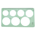 6 Sets Architecture Draft Template Rulers Various Patterns Smooth Drawing Template Multi-function Precision Hollow Ruler Kit