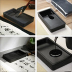 1Pc plastic Ink Stone Chinese Ink Dish Sumi Inkstone Japanese Inkstone Inkstone Ink tray Four Treasures Of The Study