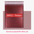 30Pcs/Lot Holographic Bubble Mailers Mailing Envelope Waterproof Courier Bag Padded Bubble Envelopes Shipping Packaging