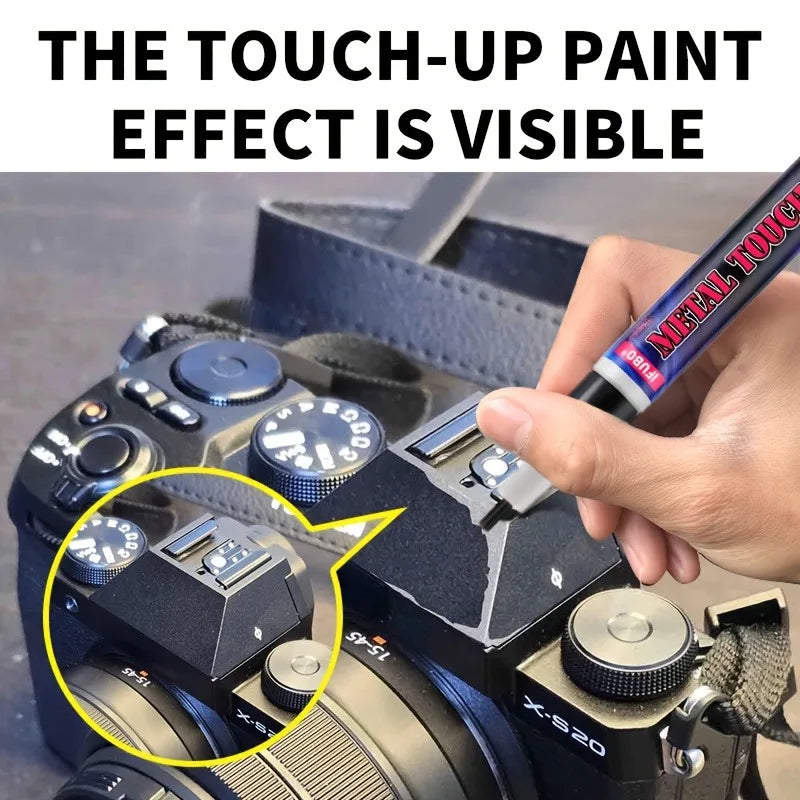 Metal Touch-Up Paint Pen | Black/White/Gray | Faucet Scratch Repair | Bathroom Kitchen & Car Rim Restoration