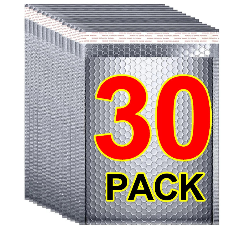 Bubble Mailers Silver Padded Mailing Envelopes Self Seal Shipping Envelopes for Packing Mailing Bubble Mailers Mailer Bags