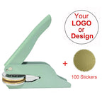 Embosser Stamp Customized Private Logo Customization Library Book Invitation Wedding Embossing Stamp Company Paper Leather Seals