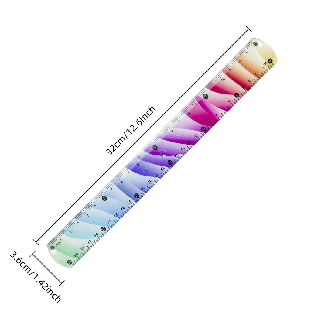 15cm, 20cm, and 30cm Soft Ruler Set - Clear Scale for Accurate Measurement - Flexible Measuring Tool for Crafts, Drawing