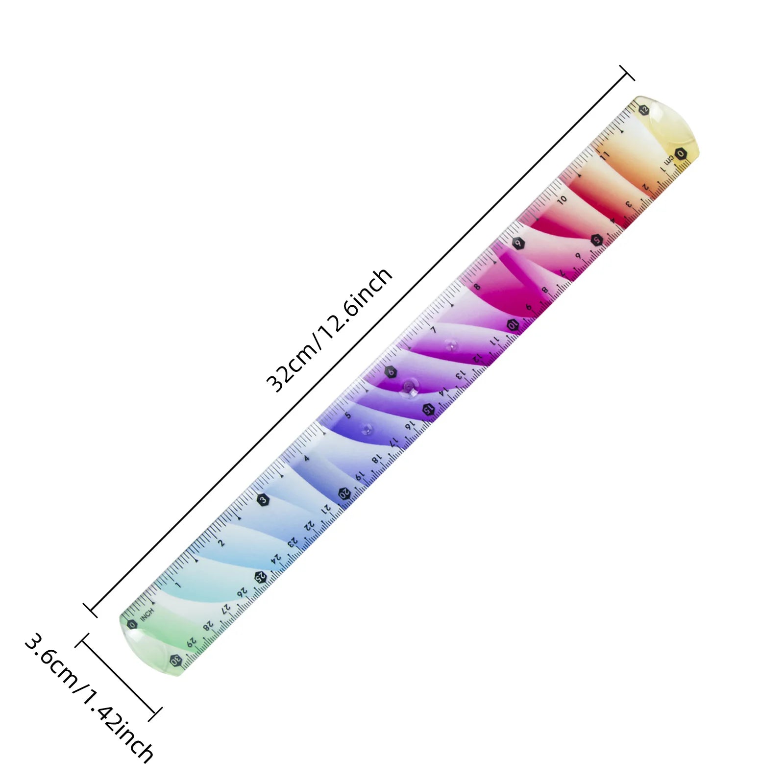 15cm, 20cm, and 30cm Soft Ruler Set - Clear Scale for Accurate Measurement - Flexible Measuring Tool for Crafts, Drawing