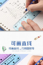 M&G 15/20/30 cm Transparent Soft Ruler for Primary School Students Folding Straight Ruler