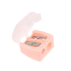 1pc Eyebrow Eyeliner Pencil Cutting Variety Pen Sharpening Double Hole Makeup Pencil Sharpener Stationery Knife School Supplies