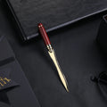 1pc exquisite mahogany letter opener, wooden letter opener for opening envelope, office gift gift letter cutting knife