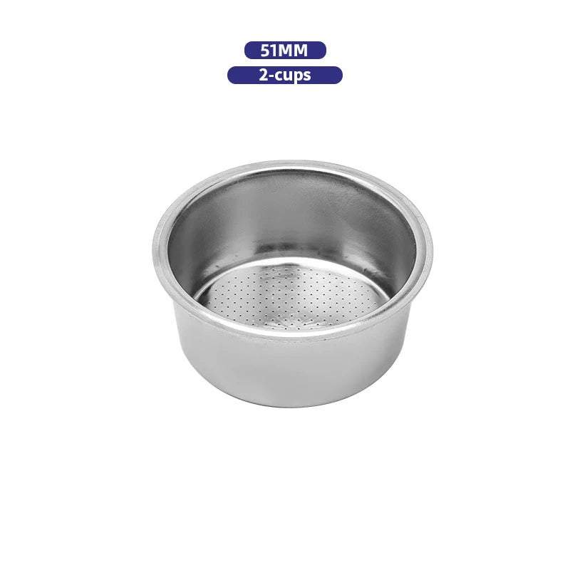 Coffee Filter Basket 51mm 54mm 58MM Stainless Steel Replacement For Bottomless Portafilter Espresso Tools Barista Accessories
