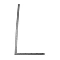 Stainless Steel L Shape Ruler Double Sided Ruler Measuring Tool Metal Straight 90 Degree Angle Ruler for Office School Supplies