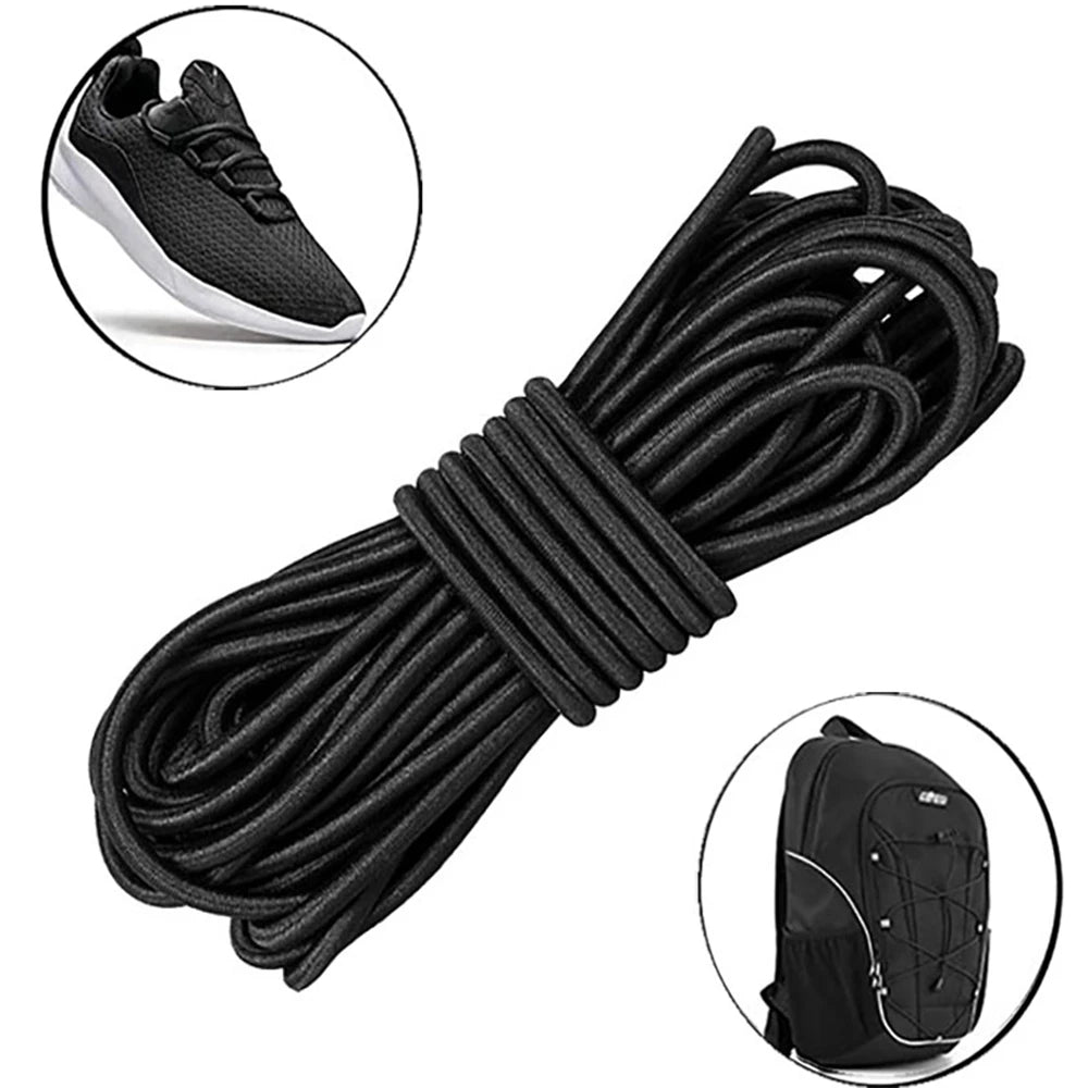 10M Strong Elastic Cord Rope Rubber Band Sewing Clothing Craft Supplies for DIY Jewelry Making Tents Kayak Boat Bag Luggage