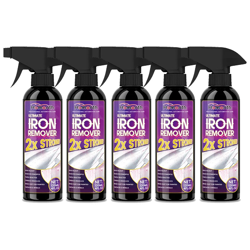 Large Capacity Powerful Car Rust Remover Spray - Exhaust/Wheel Care, Metal Powder Remover