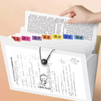 ♥A4 Multi-layer Student Insert Exam Organizer, Accordion Folder For Subject Classification, Exam File Storage Bag