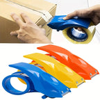Handheld Metal Heavy Duty Shipping Tape Dispenser Reusable Plastic Tape Cutter Sealing Tape Holder Manual Packing Parcel Machine