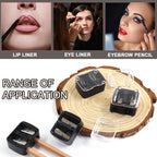 1/4 Pcs Dual Holes Eyeliner Sharpener, Compact Makeup Pencil Sharpeners, Makeup Pencil Sharpener for Eyeliner Lip Liner Pencils